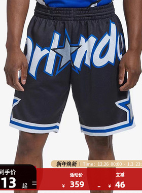 Mitchell&nessNBA官方男子奥兰多魔术Big Face2.0系列Energy短裤