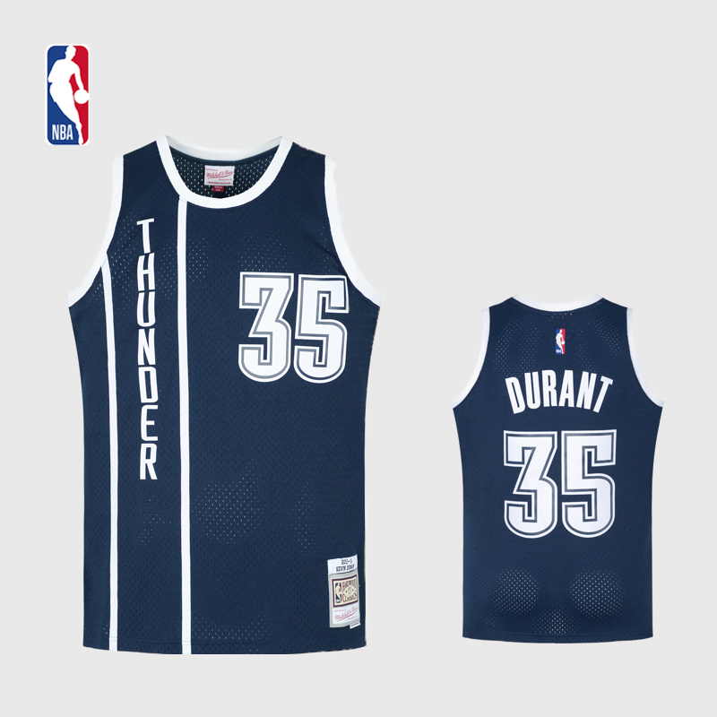 Mitchell&NessNBA官方雷霆队杜兰特 15-16赛季SW复古球衣篮球服