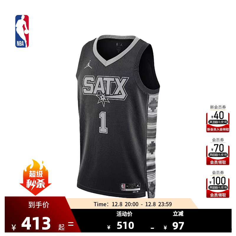 NBA-Nike维克托文班亚马SW球衣