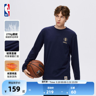 库里 德绒打底内搭长袖 哈登 保暖男士 T恤 詹姆斯春季 NBA官方正品