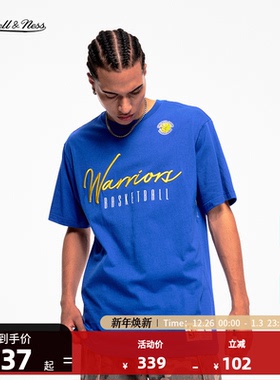 【新款】MITCHELL&NESS公牛/独行侠/勇士/湖人/太阳复古潮流短袖T
