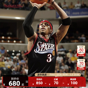 NBAMITCHELL&NESS费城76人艾伦艾佛森00 Swingman球衣 01赛季