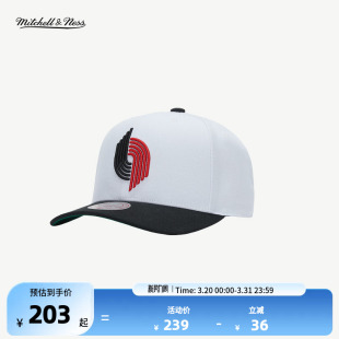 MITCHELL NESS开拓者Lifestyle弯檐帽