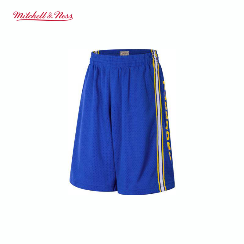 勇士队复古网眼休闲运动球裤