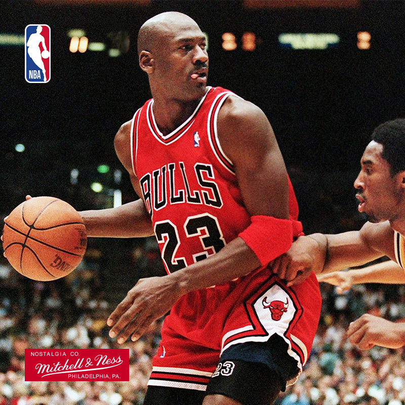 Mitchell&Ness NBA 公牛队 乔丹 复古球衣 97-98赛季 球员版 红色