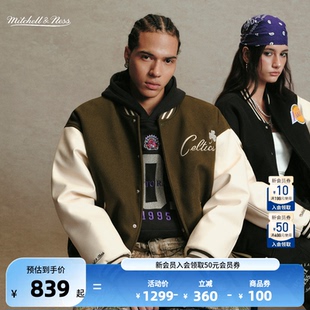 休闲男女款 NBA官方正品 夹克 春季 凯尔特人新款 MITCHEL &NESS湖人