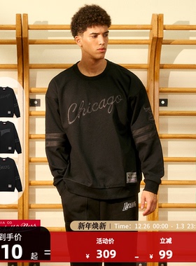 MITCHELL & NESS官方NBA金州勇士/公牛/湖人Lifestyle圆领卫衣