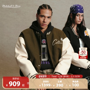 NBA官方正品MITCHEL &NESS湖人/凯尔特人新款秋冬休闲男女款夹克