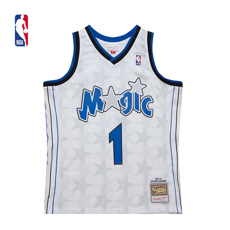 MITCHELL&NESS篮球服 NBA安芬尼哈达威Swingman系列男子速干球衣
