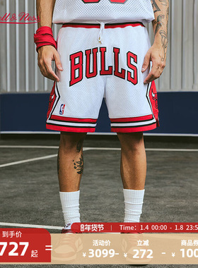 NBAMITCHELL & NESSNBA官方JUSTDON联名运动休闲速干篮球裤男