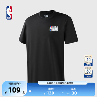 运动宽松休闲健身中性黑色短袖 T恤 联盟春季 NBA球队文化系列