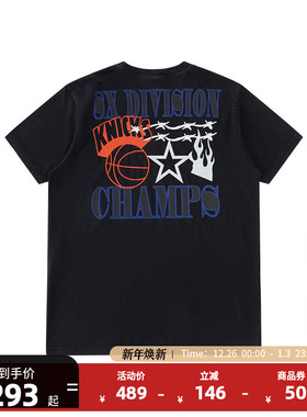 Mitchell&NessNBA官方正品男子纽约尼克斯Energy系列运动休闲T恤