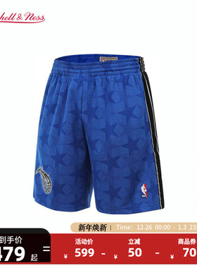 NBAMitchell&Ness官方魔术队00-01年客场复古SW球裤运动短裤男子