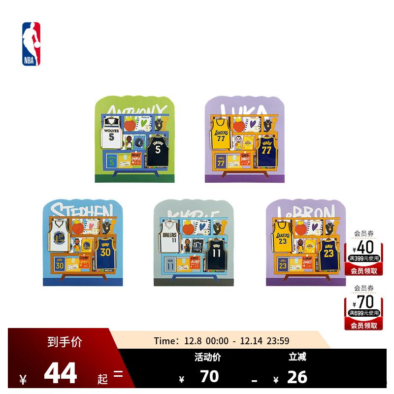 NBA官方球员号码系列徽章