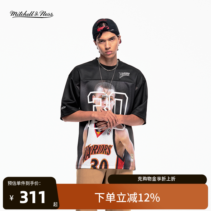 MITCHELL&NESS短袖T恤复古潮流