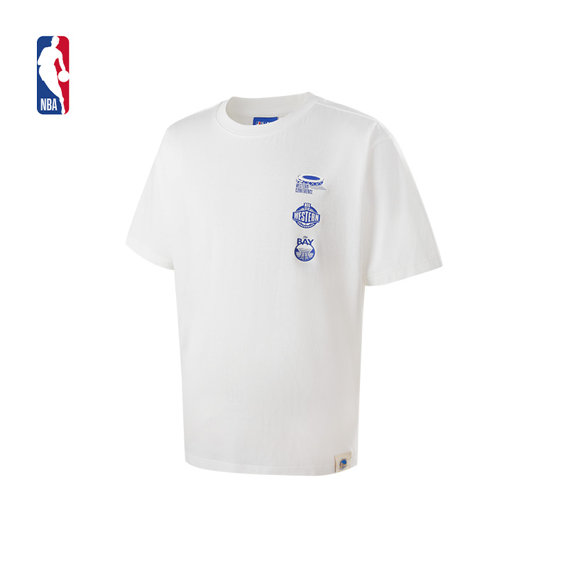 NBA官方金州勇士球场生活系列男女同款T恤