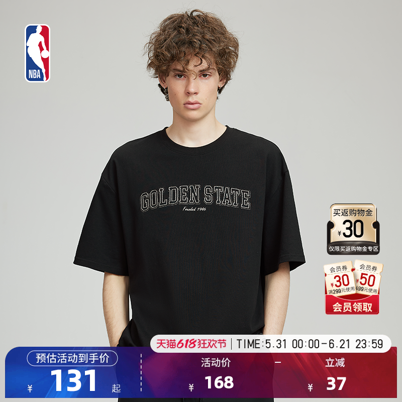 NBA官方勇士/湖人/快船队王朝系列春季运动休闲中性宽松版T恤