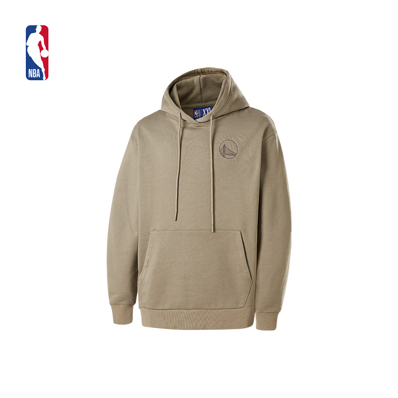 NBA官方正品金州勇士/湖人篮球生活系列早秋男女同款运动连帽卫衣