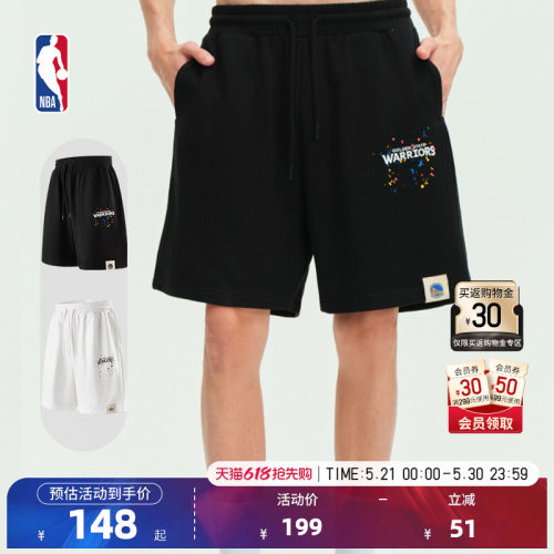 NBA官方勇士/湖人运动休闲短裤