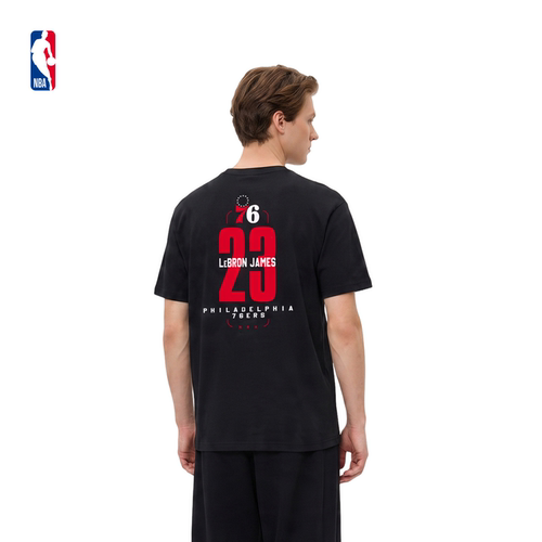 NBA官方纯棉透气篮球短袖T恤