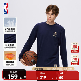 德绒打底内搭长袖 NBA官方正品 詹姆斯秋冬保暖男士 哈登 T恤 库里