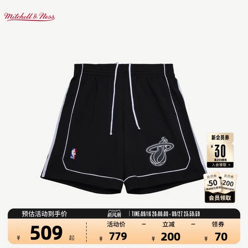 NBA迈阿密热火复古速干篮球服