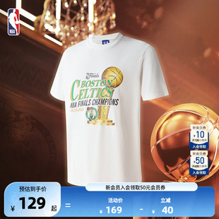 春季 nba凯尔特人总冠军纪念T恤官方正品 2023 24赛季 上衣 运动短袖