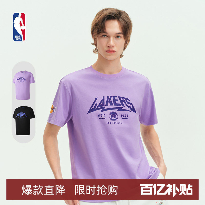 NBA官方勇士/湖人运动休闲T恤图片