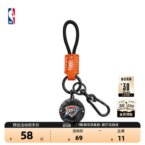 NBA官方中性球队系列钥匙圈