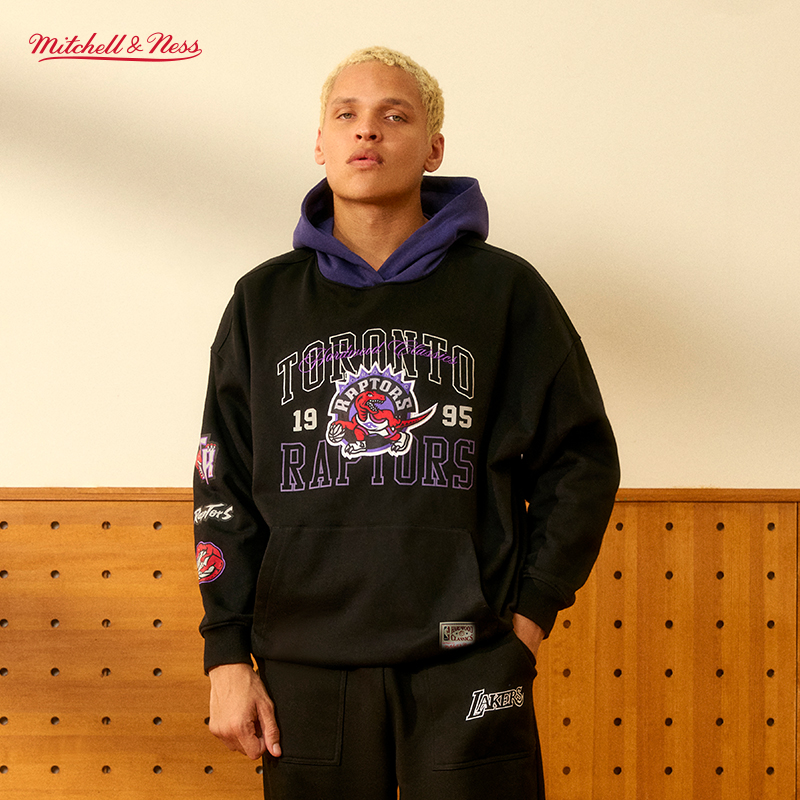 mitchell&ness连帽运动卫衣男MN