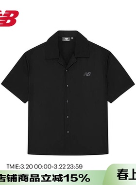 New Balance NB X nice rice男款短袖衬衫T恤短袖开衫男5HD27011