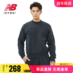 Balance 日系针织长袖 女款 宽松圆领卫衣男UT35190 Grey男款 New