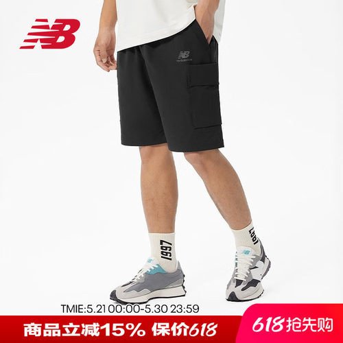 NB联名男裤山系户外工装短裤