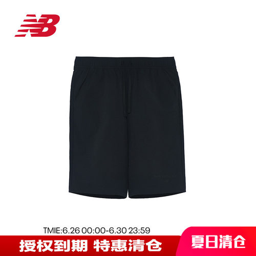 NB男季快干透气舒适休闲运动短裤