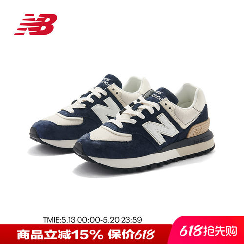 NB男女系带复古运动休闲鞋