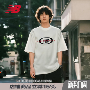 Grey男款 夏季 休闲运动宽松T恤短袖 New MT33558正品 Balance