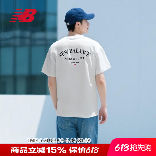 NB短袖男款25新款夏季休闲T恤