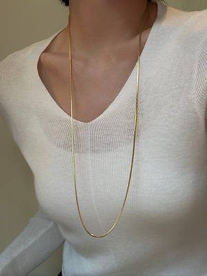 猪鼻子项链钛钢超长毛衣链不掉色