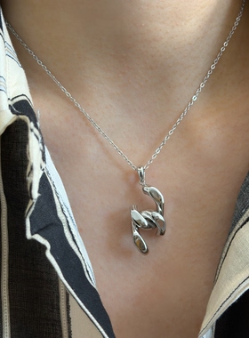 734钛钢夸张链条可洗澡项链精工重工锁骨链