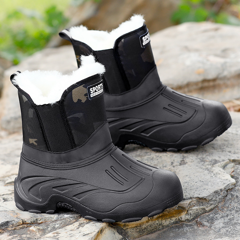 户外雪地靴加绒保暖防水防滑
