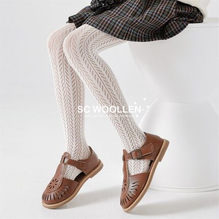 澳洲 SC Woollen 夏季新款轻薄透气连裤袜 哈特&麦穗儿童打底袜