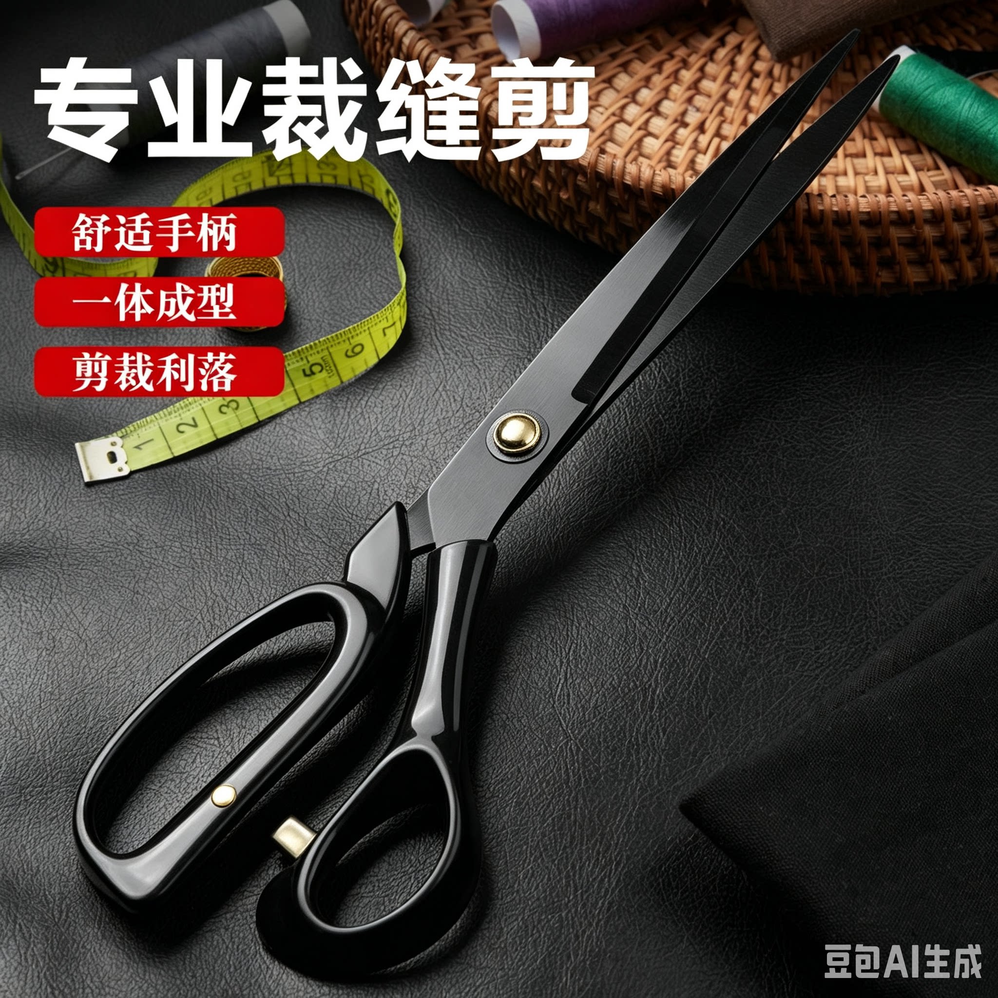 专业裁缝剪刀不锈钢服装裁剪缝纫专用家用大号剪子裁布家用图片