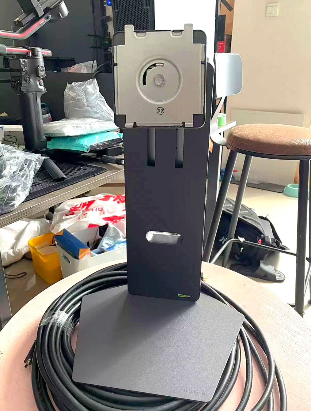 27寸LG显示器27GR84Q原装27GS86Q支架27GS94U底座-B - 实物图