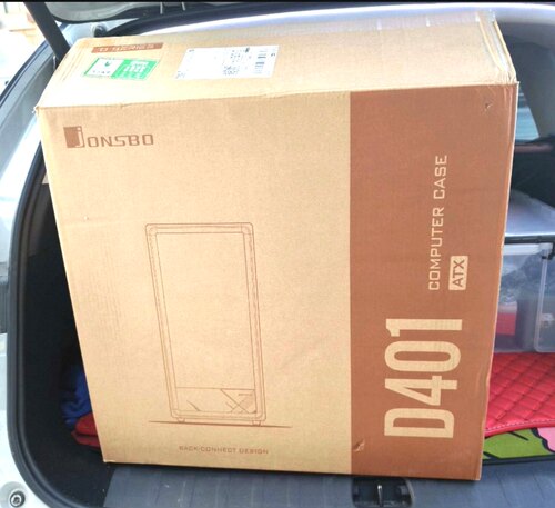 乔思伯D401机箱包装箱纸箱空箱外箱盒子泡沫原装