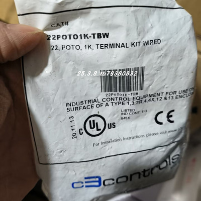 电位器C3CONTROLS22POTO1K-TBW