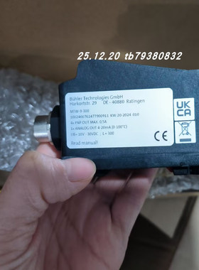 BUHLER MTW-9-300温度继电器MDF-5-400压力传感器MDF-2-250