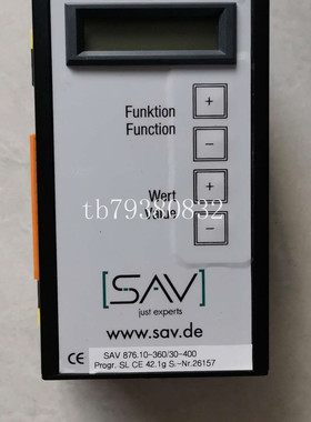 代购 SAV 876.10-360/30/400 自动控制器876.10-E-O-360/30/400