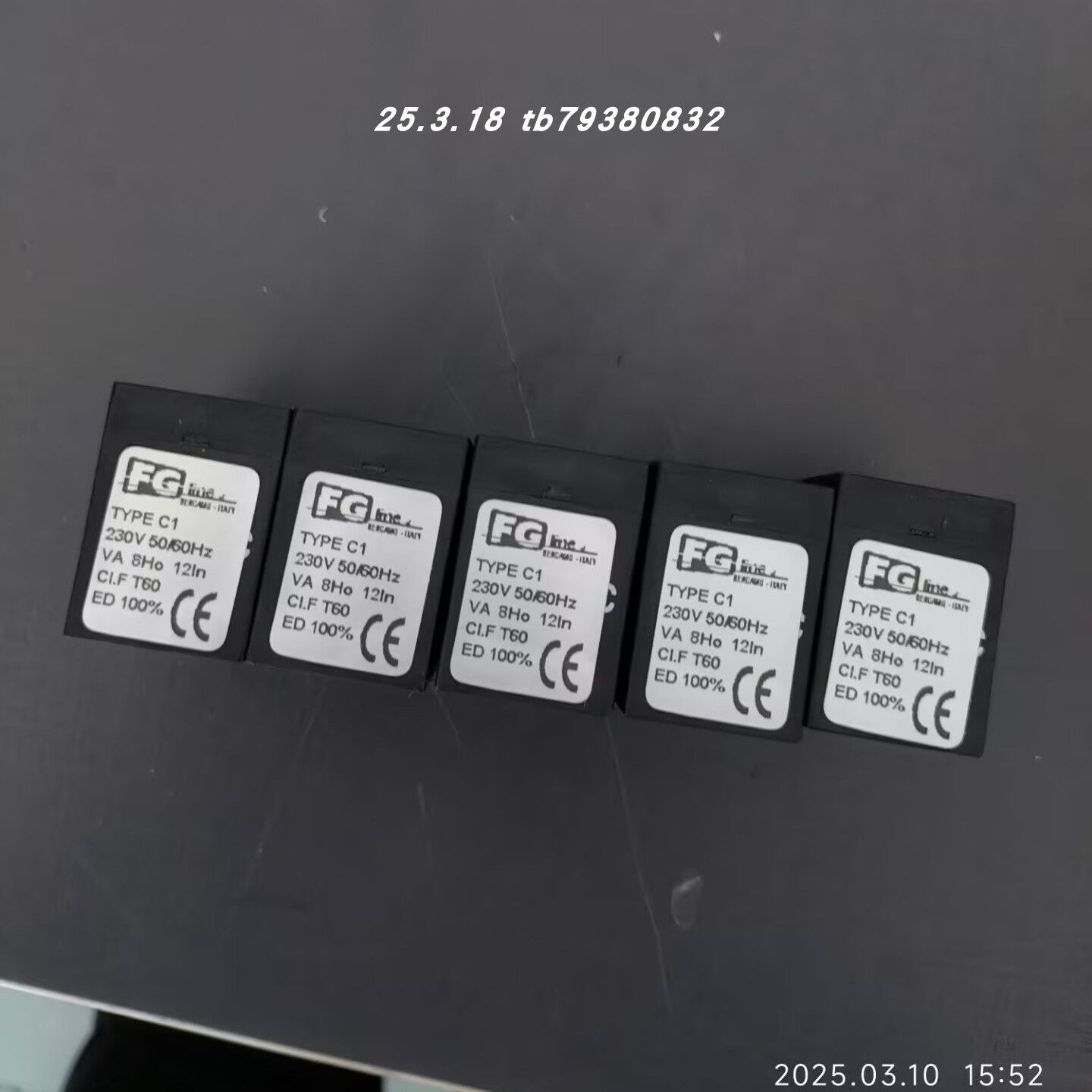 意大利FG line C3 24v 230V 50HZ电磁阀线圈C1 230V C4 进口