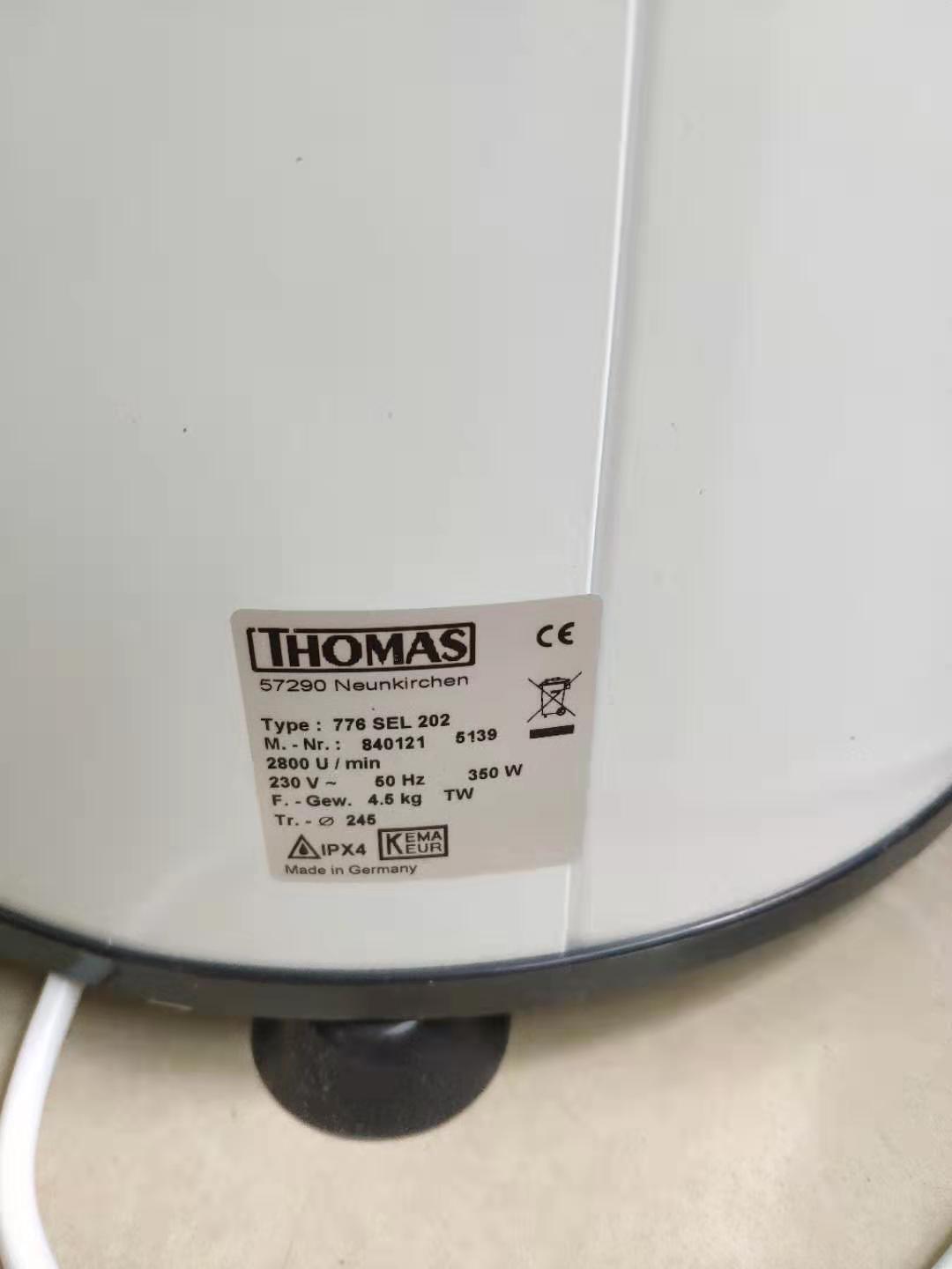 THOMAS 776 SEK 203工业甩干桶 THOMAS 776 SEK 202高速甩干机