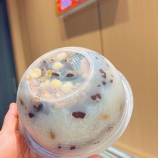 梅洋15393一次性八宝饭打包碗650ml微波汤碗塑料外卖饭盒加厚50套